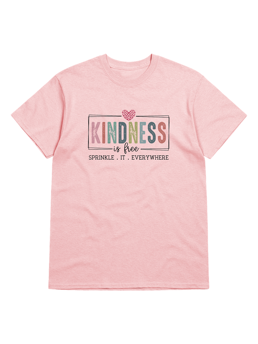 Kindness Is Free T-Shirt – Positive Quote Cotton Tee product image (5)
