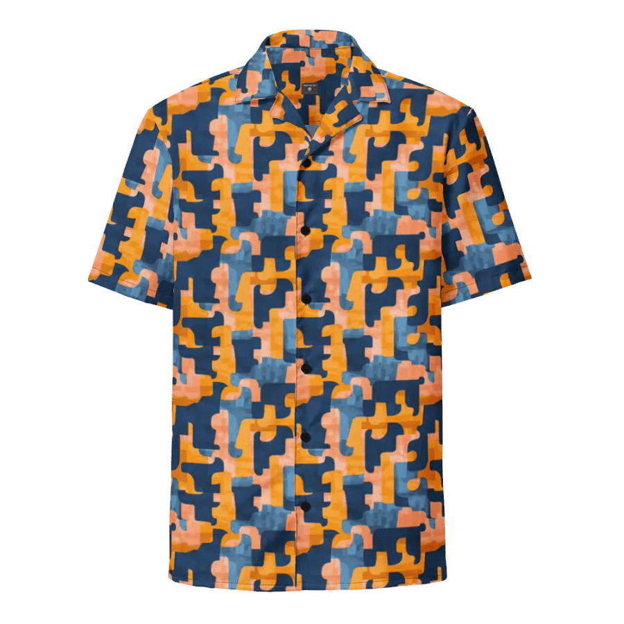 Flowing Shapes | Unisex Hawaiian Shirt product image (5)