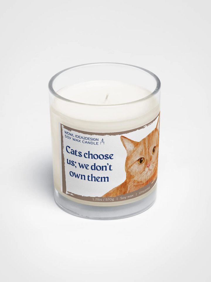 Ginger Cat Lover Best Gift, Large Capacity, Great Value & Eco-Friendly Candle – 1.2 lbs of Pure Serenity product image (2)