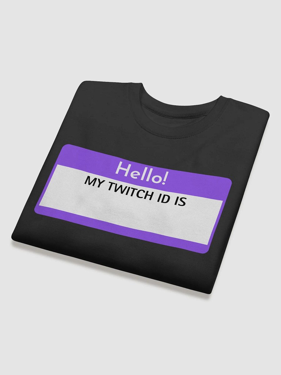 Hello! Twitch Viewer ID Badge Sweatshirt product image (4)
