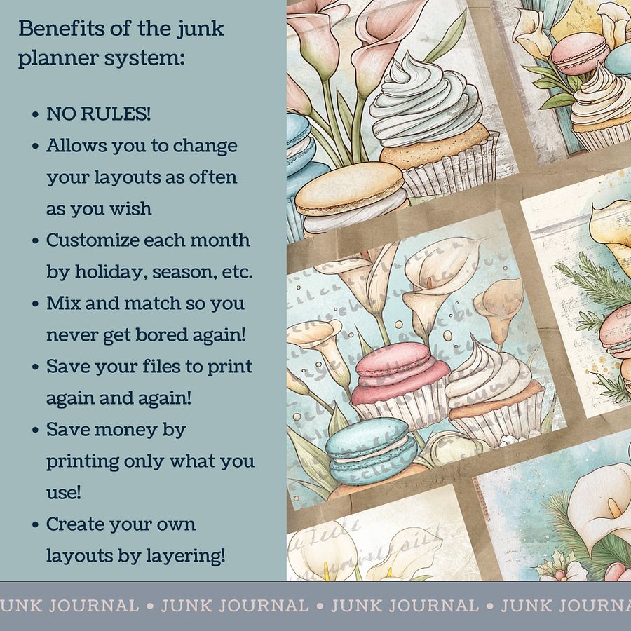 Macaron Lillies - Digital Papers V6- Commercial Use product image (4)
