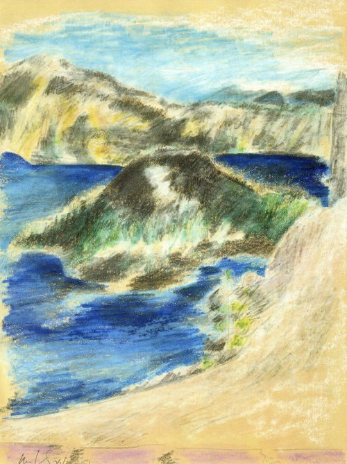 Crater Lake, OR 1986 print product image (1)