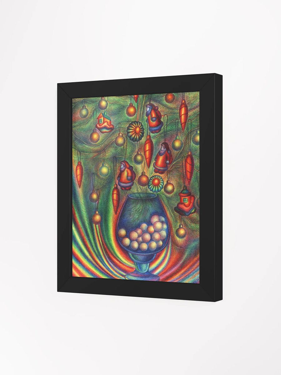 Whimsical Vase of Dreams Framed Poster - Christmas Still Life product image (8)