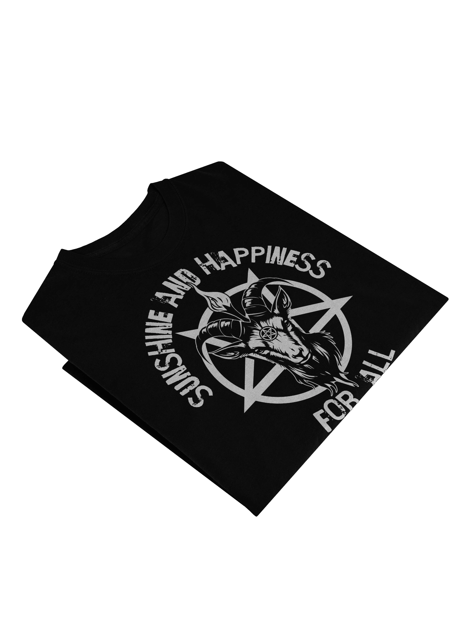 Baphomet Sunshine and Happiness Unisex Long Sleeve T-shirt product image (4)