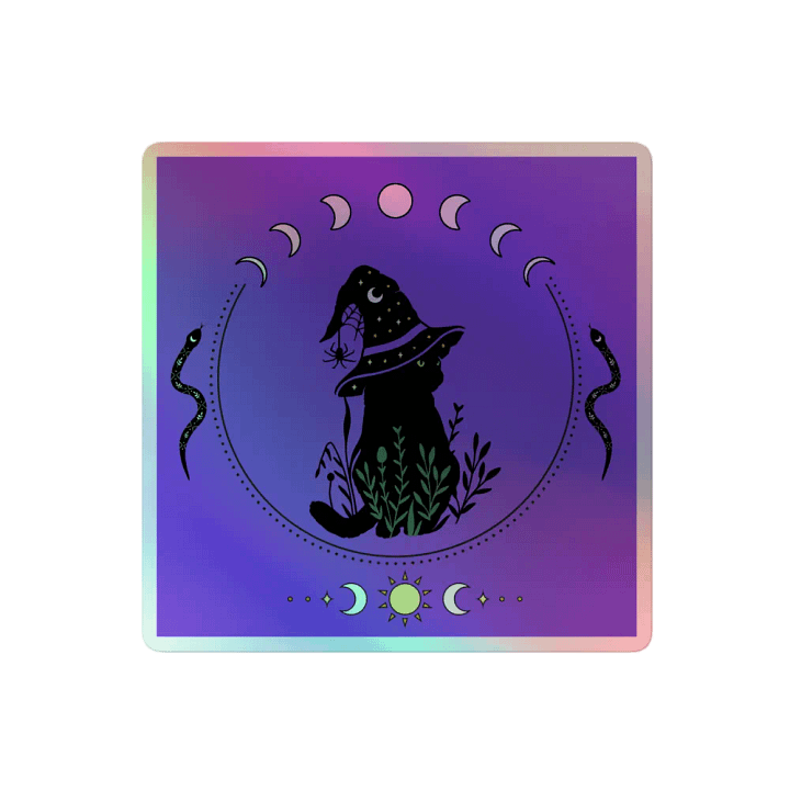 Witchy Vibes Holographic Sticker product image (2)