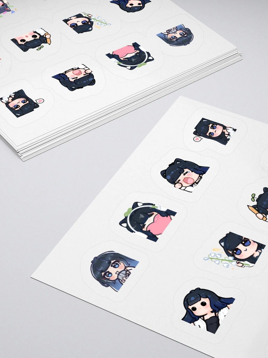 alley emotes sticker sheet product image (4)