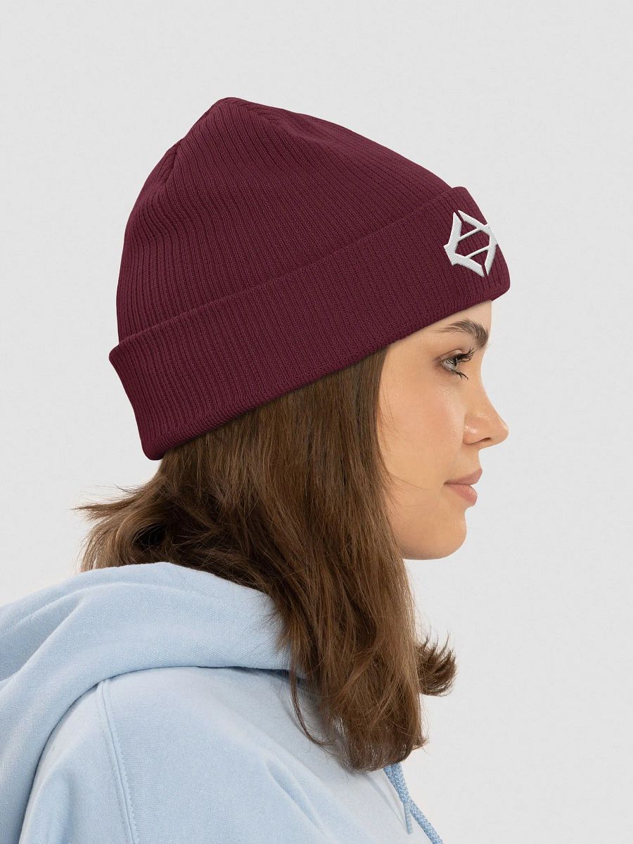 White XXX Ribbed Beanie product image (8)