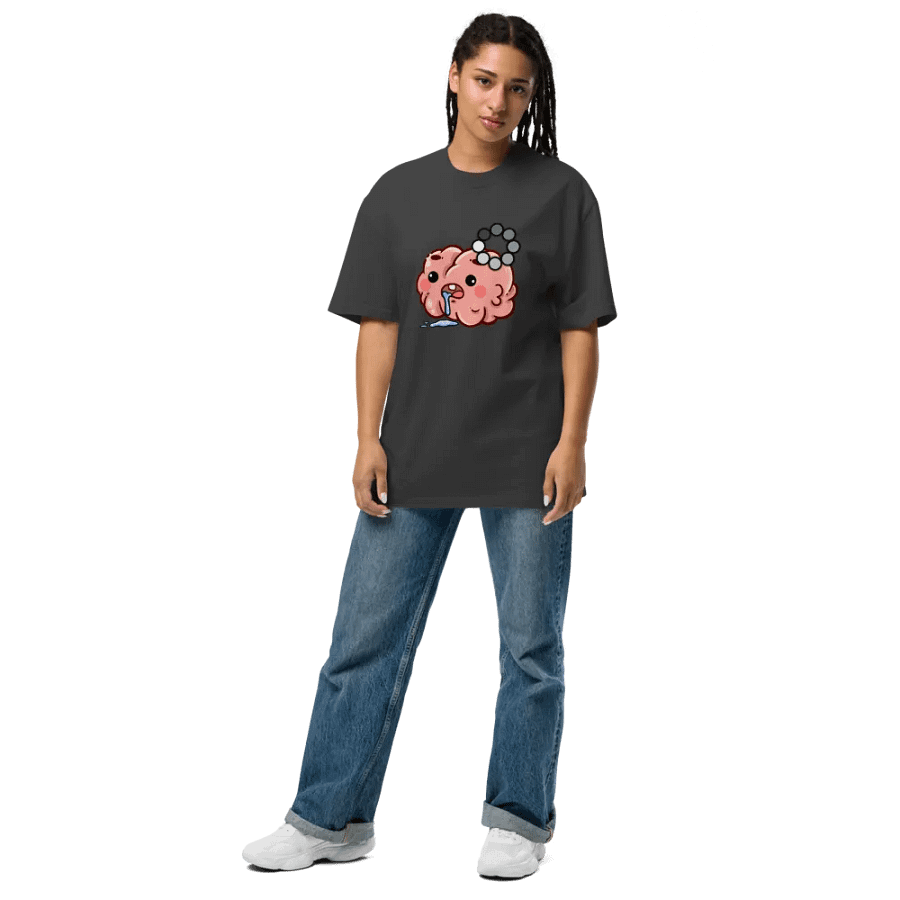 Brain rot Black Tee product image (7)