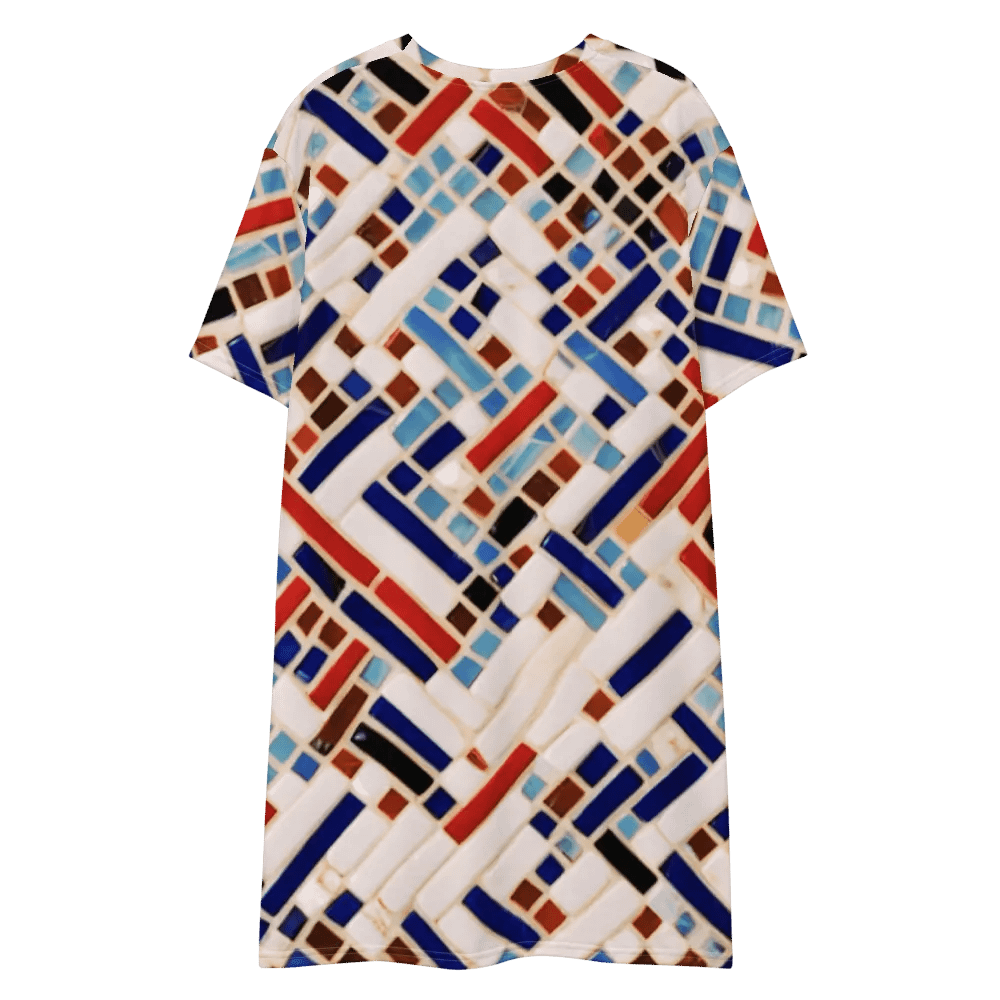 Linear Luxe T Shirt Dress product image (7)