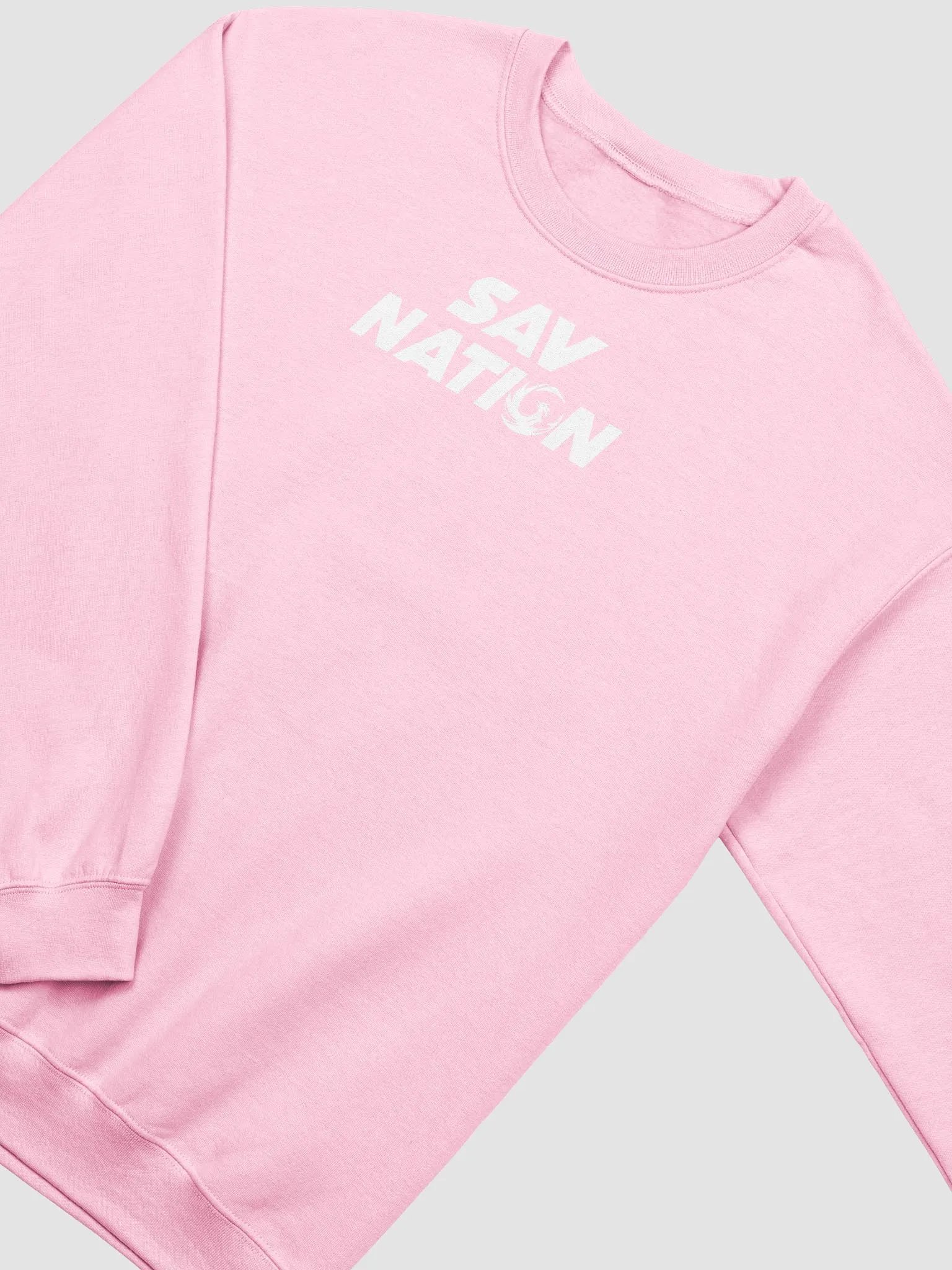 Sav Nation White Logo Gildan Crewneck Sweatshirt product image (17)