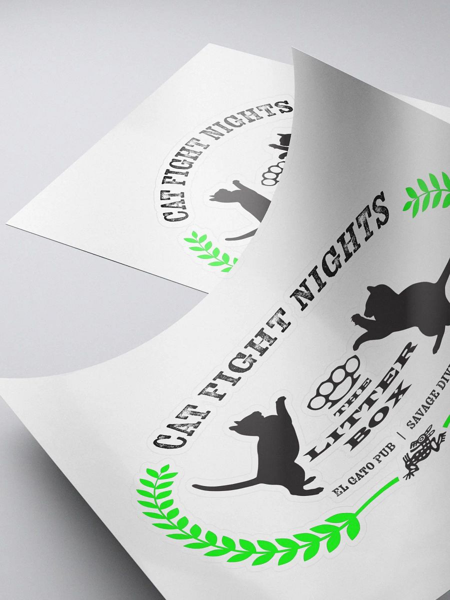 Cat Fight Nights Decal product image (4)