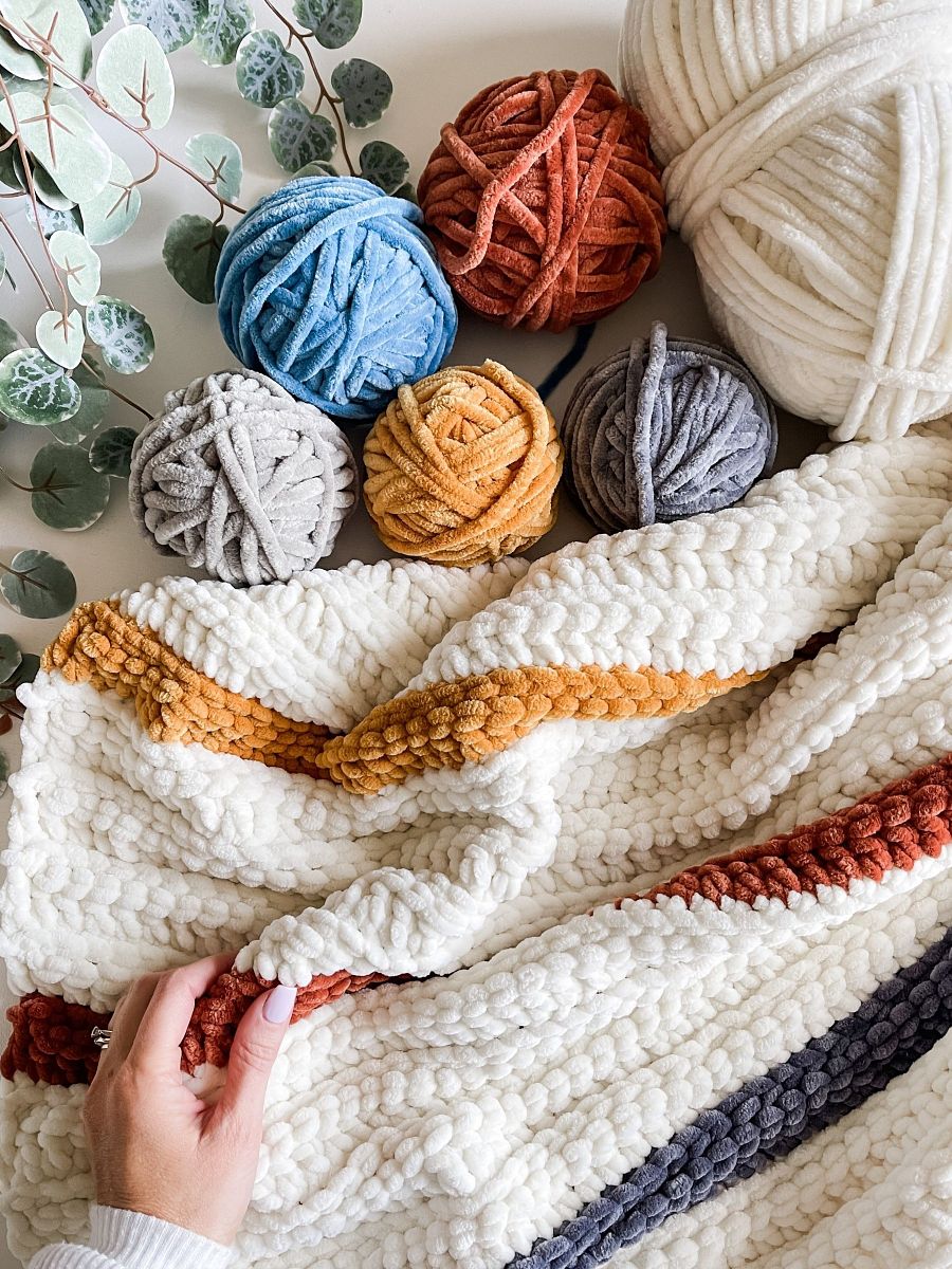 Sweet Snuggles Ribbed Blanket Crochet Pattern product image (5)