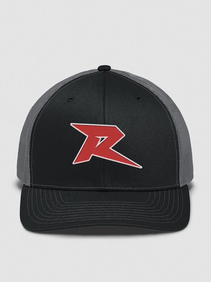 RED BEARD LOGO TRUCKER HAT (Black/Grey) product image (1)