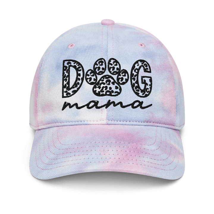Leopard Print Dog Mama Tie-Dye Hat(Embroidered) | Cute Leopard Print Hat for Dog Moms product image (2)