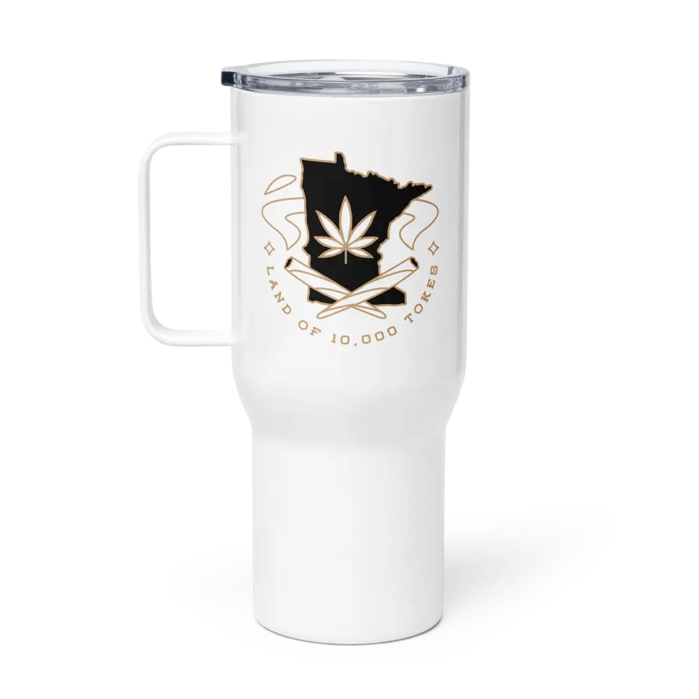 Land of 10,000 Tokes ✧ Minnesota Cannabis Travel Mug product image (1)