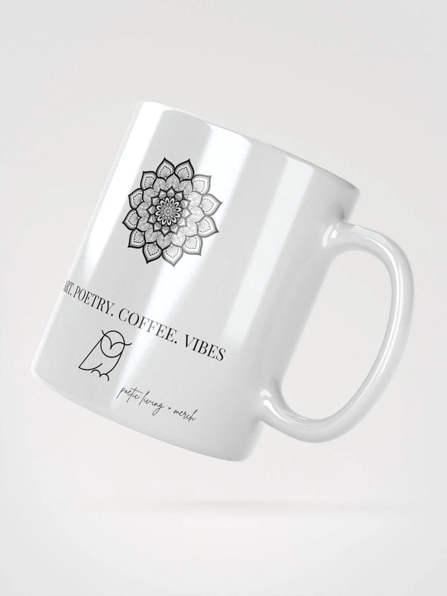 art poetry coffee vibes - minimalist mug product image (2)