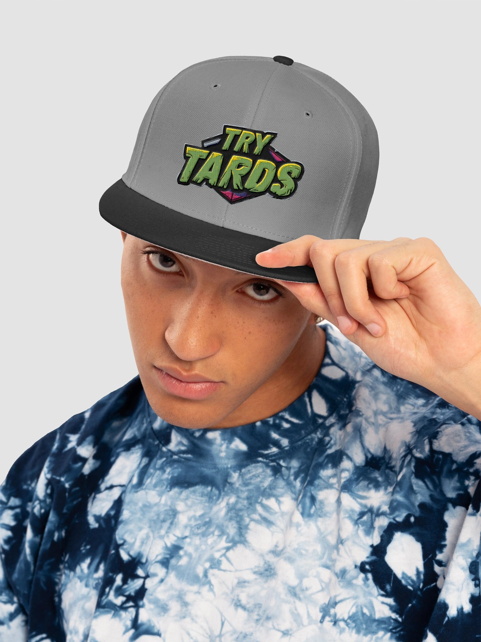 Vibrant TRYTARDS Snapback Cap product image (23)