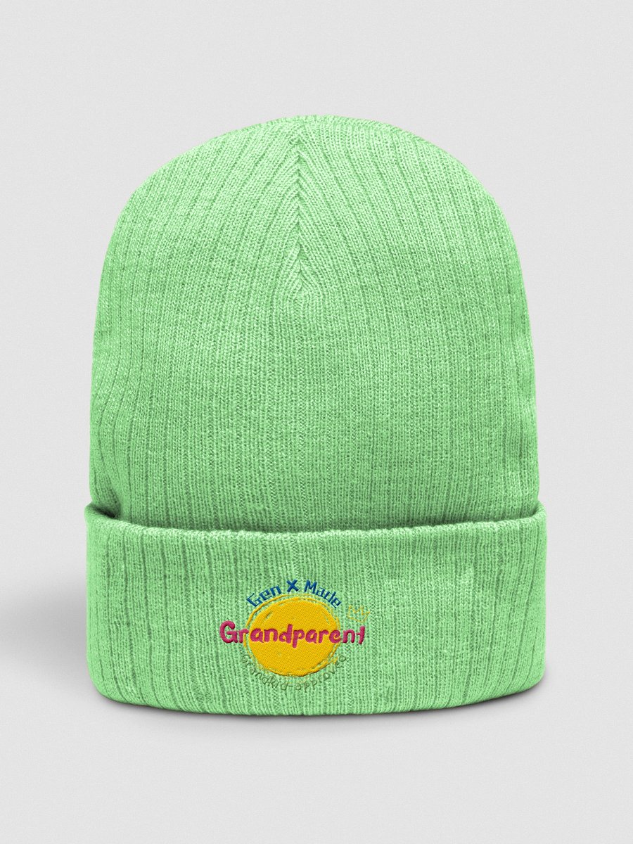 GenX Made Grandparent Ribbed Beanie product image (1)