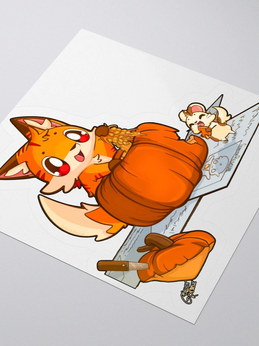 🦊Tots and Mitt🐹Pumpkin Carving! 🎃Sticker product image (2)