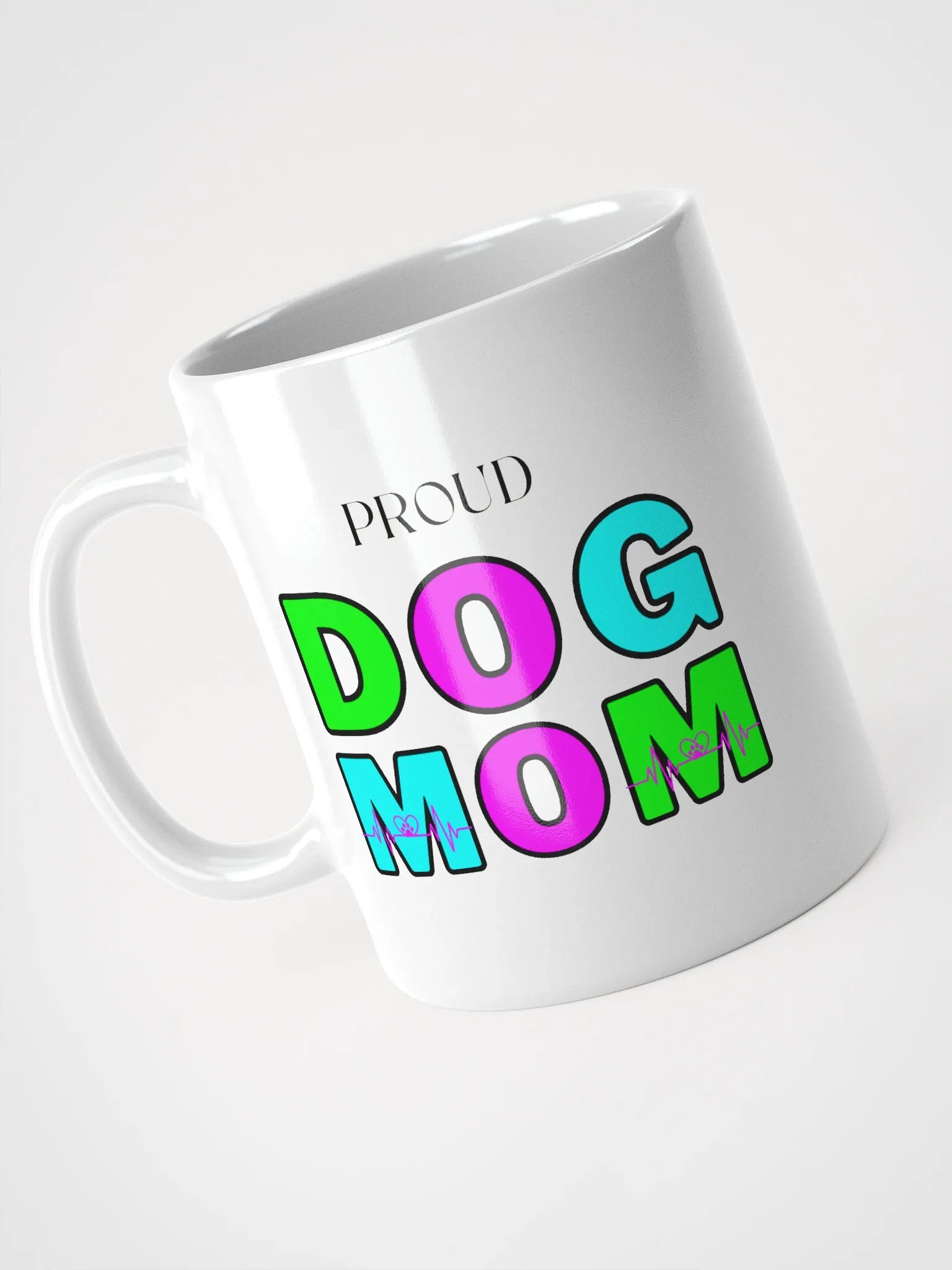 Mom Coffee Mug, Proud Dog Mom product image (7)