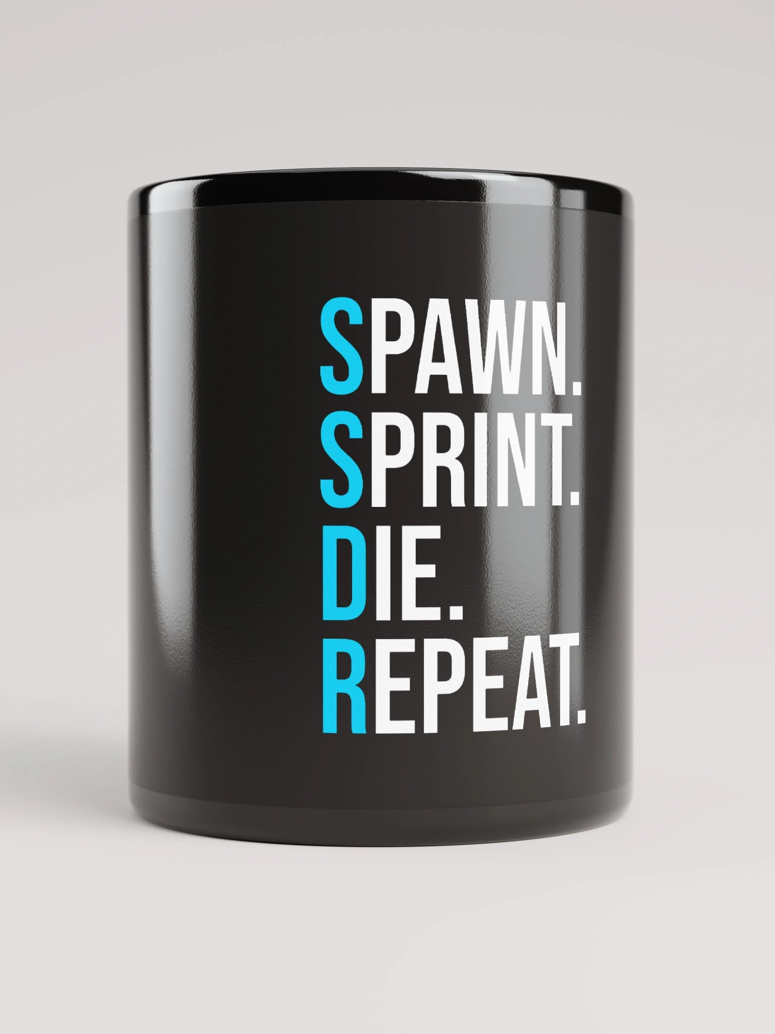 Spawn. Sprint. Die. Repeat. Mug. product image (1)
