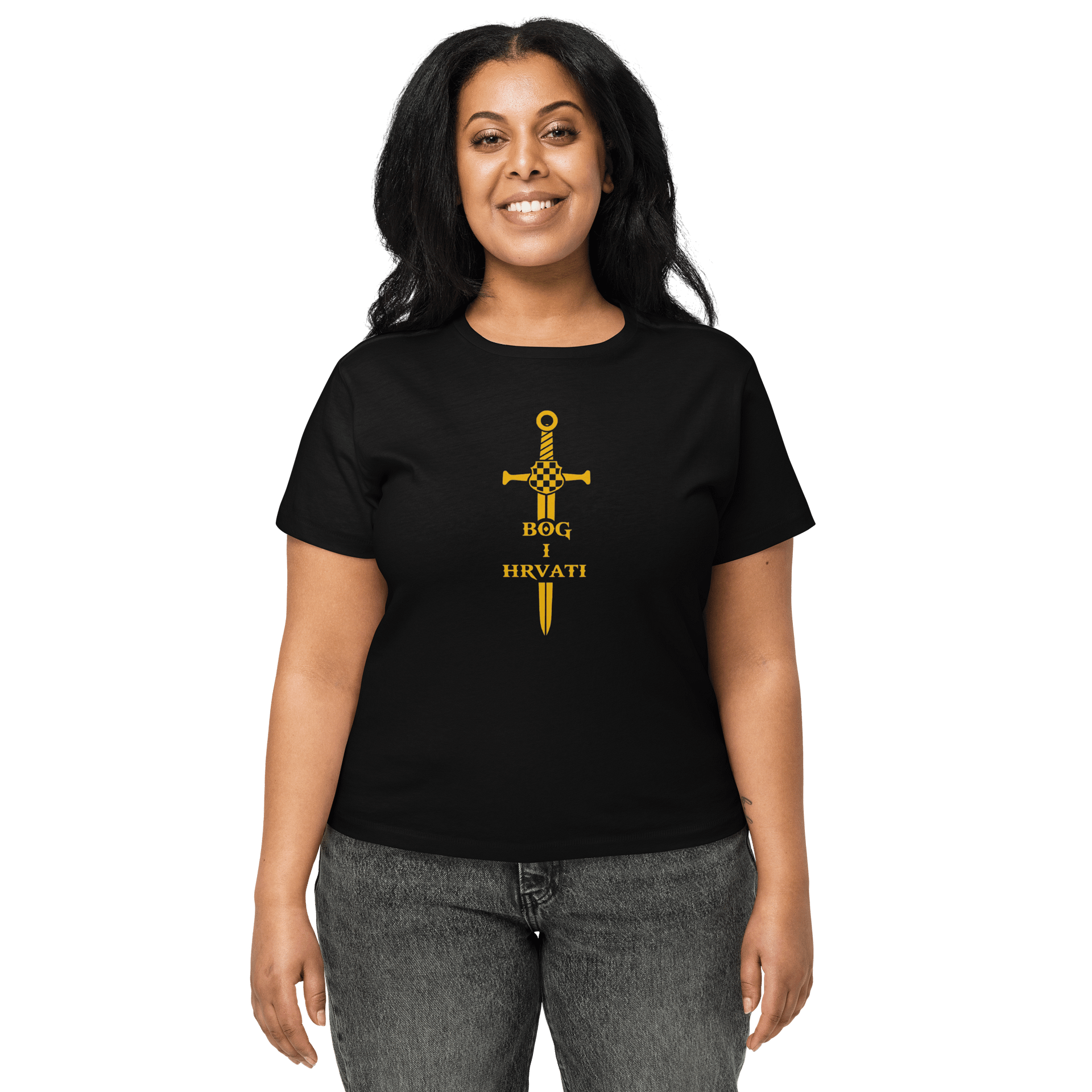 BOG I HRVATI - ŽENSKA MAJICA KRATKIH RUKAVA product image (1)