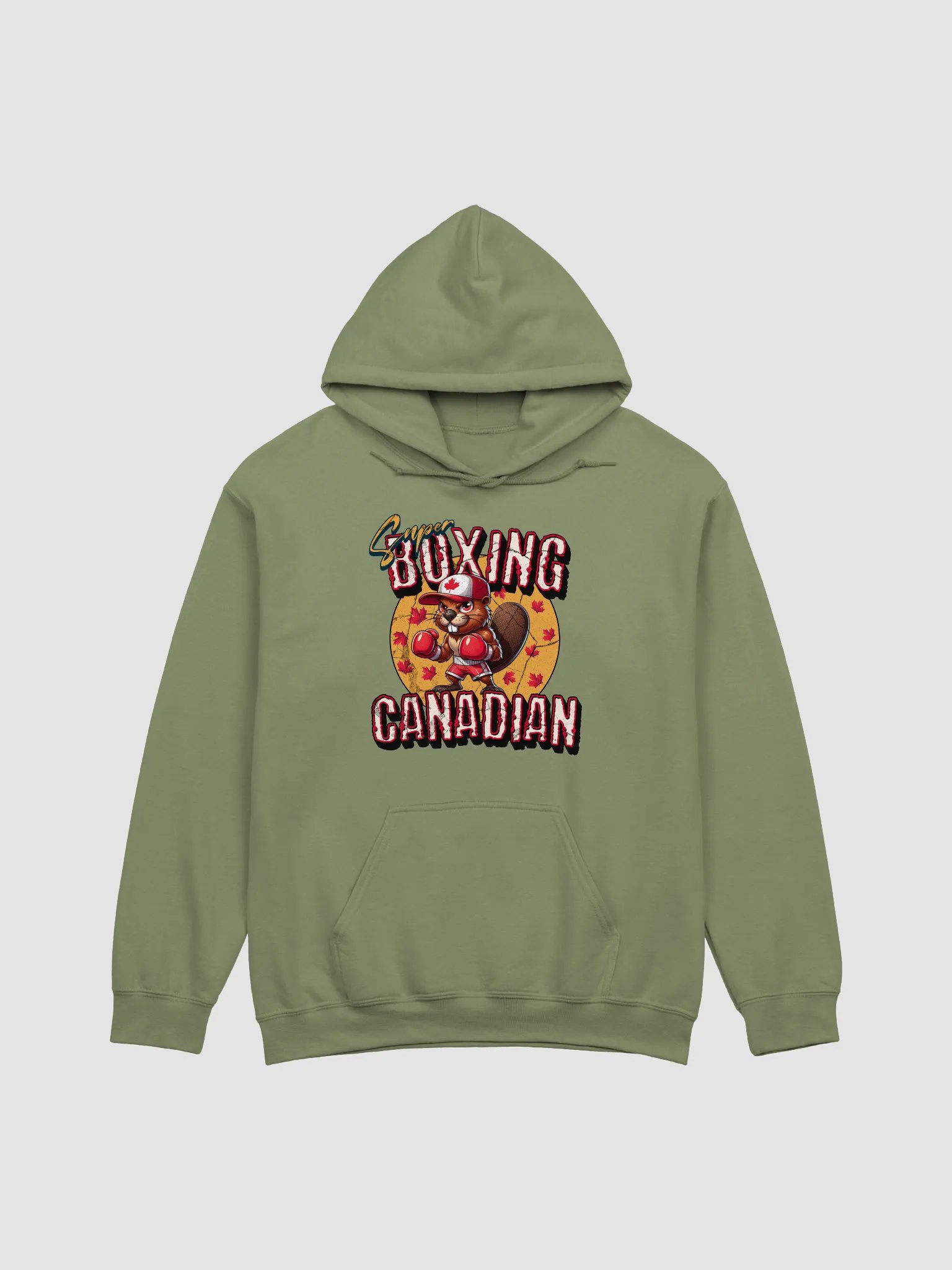 Super Boxing Canadian Beaver Gildan Hoodie product image (7)