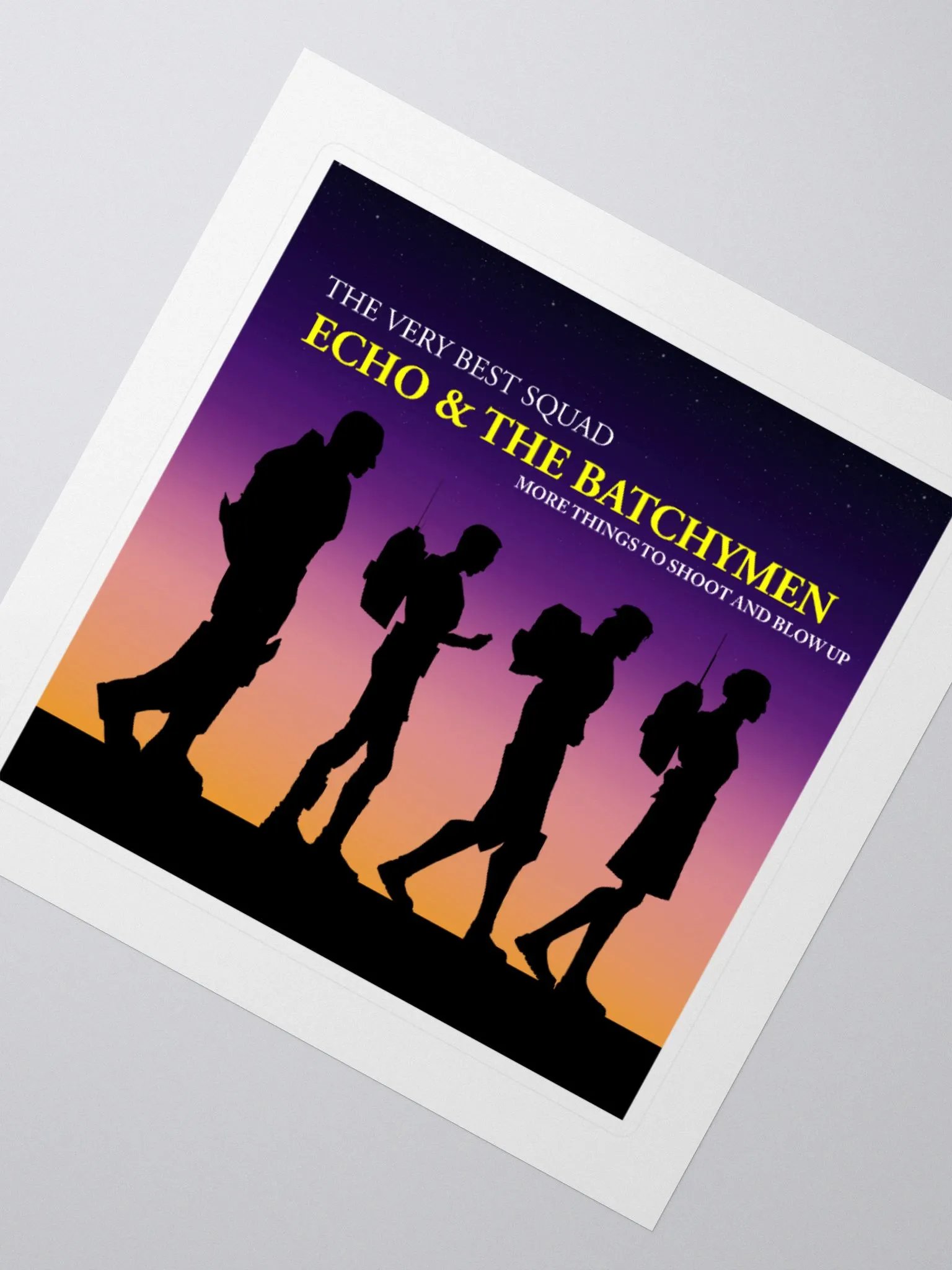Echo & the Batchymen Sticker product image (7)