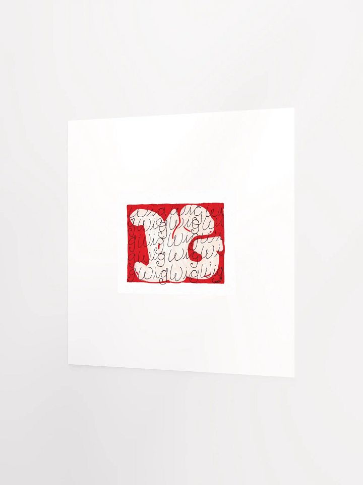 big wig panel card print product image (2)