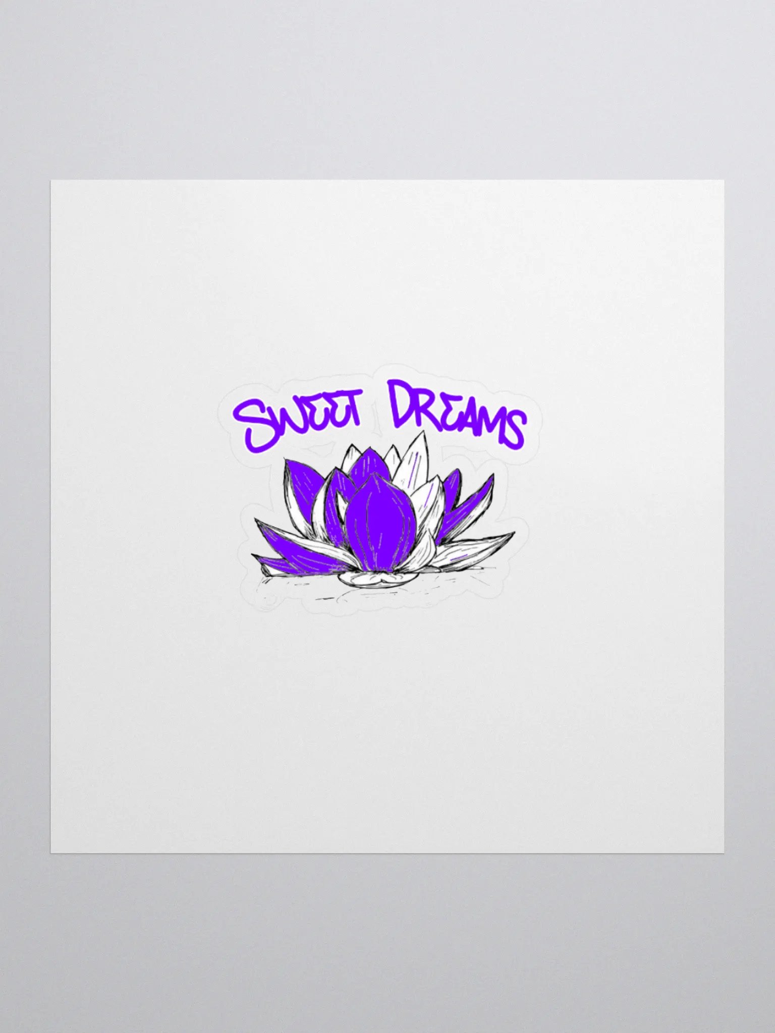 Lotus Dreams Kiss Cut Stickers product image (1)