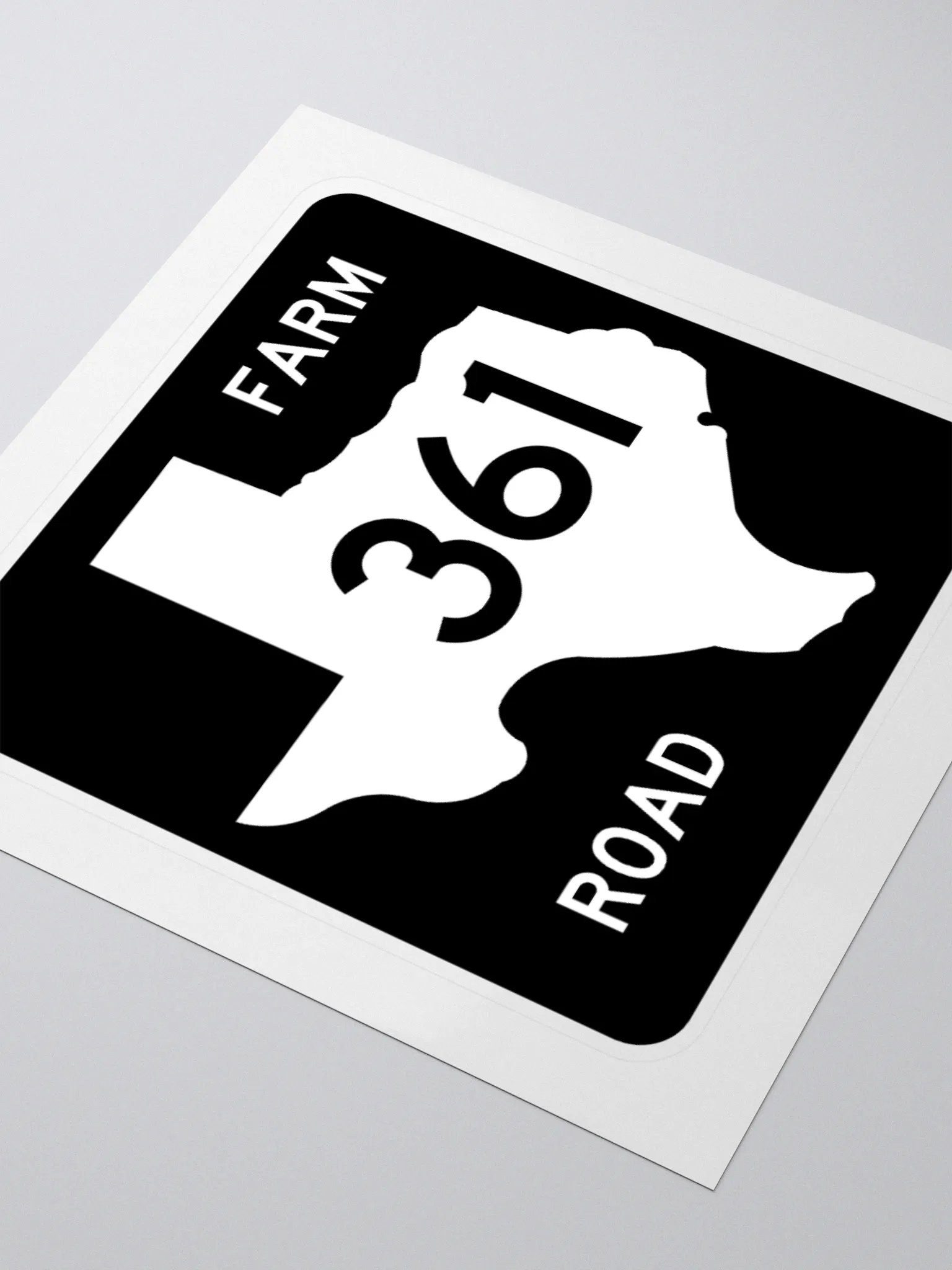 Texas Farm Road Sign FM 361 Sticker product image (3)