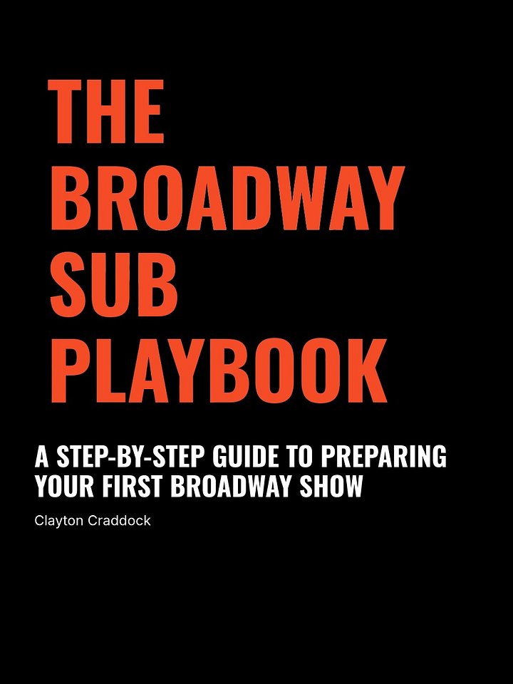 The Broadway Sub Playbook product image (1)