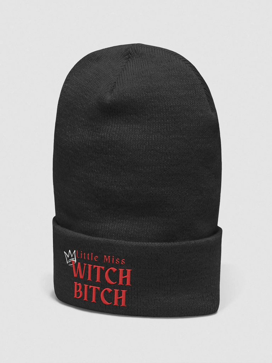 Little Miss Witch Bitch Cuffed Beanie product image (4)