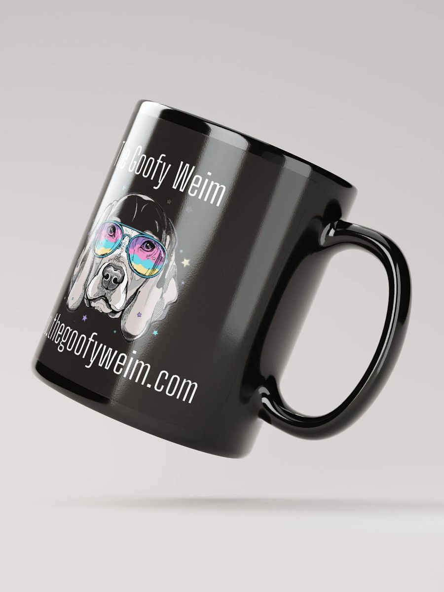 The Goofy Weim Logo Merch - Black Glossy Mug product image (1)