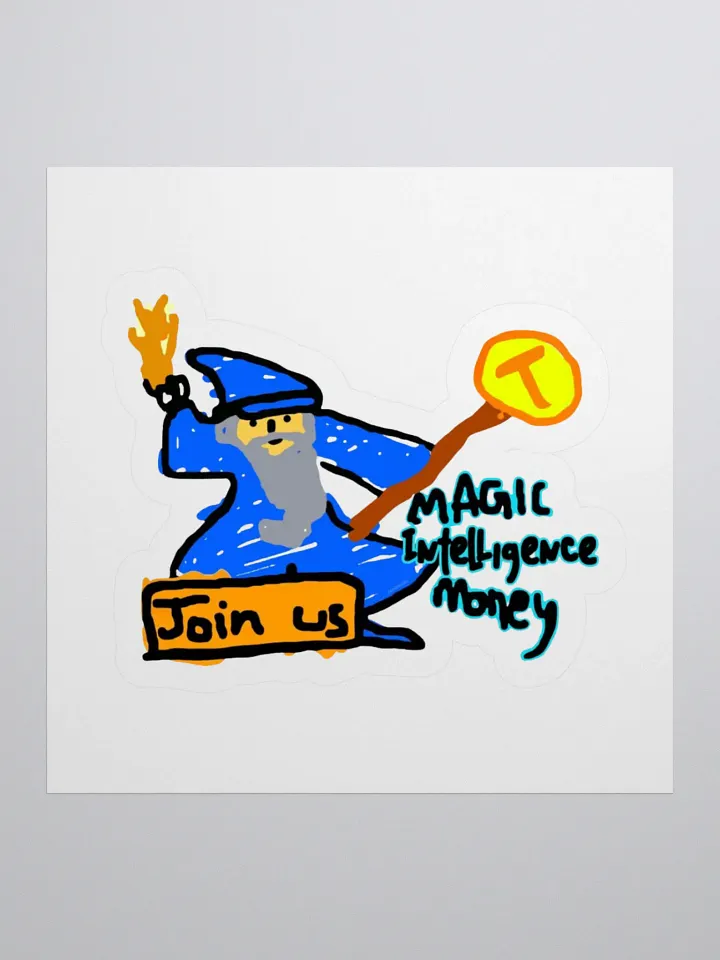 MAGIC INTELLIGENCE MONEY Sticker product image (1)