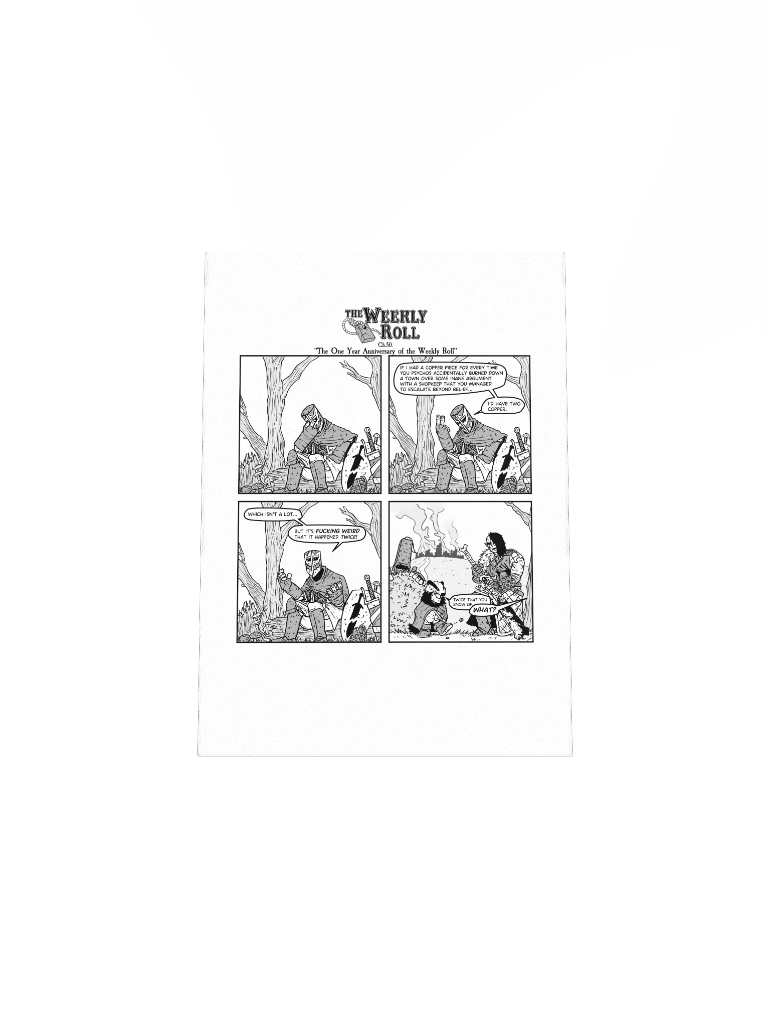 The Weekly Roll Ch. 50. Print Rectangular product image (14)