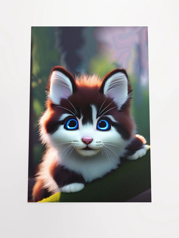 Enchanting Whiskers - Forest Gaze Poster product image (2)