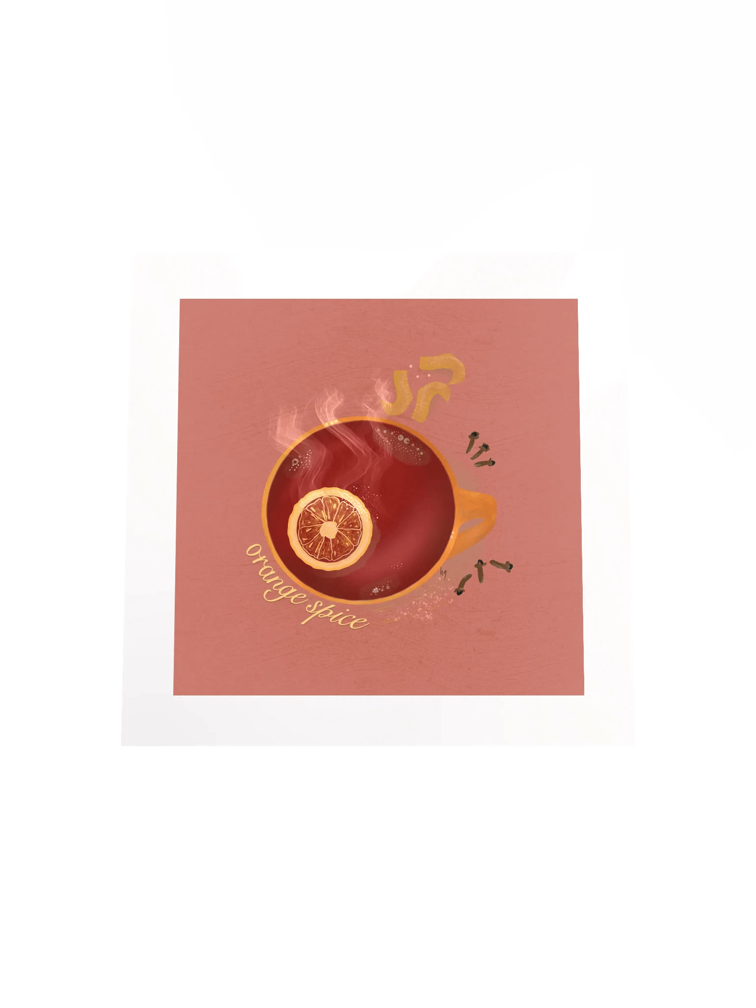 Orange Spice Herbal Tea Matte Poster product image (4)