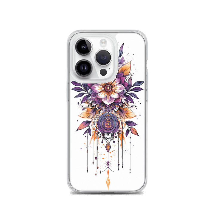 Floral Fusion MagSafe® iPhone® Clear Case product image (3)