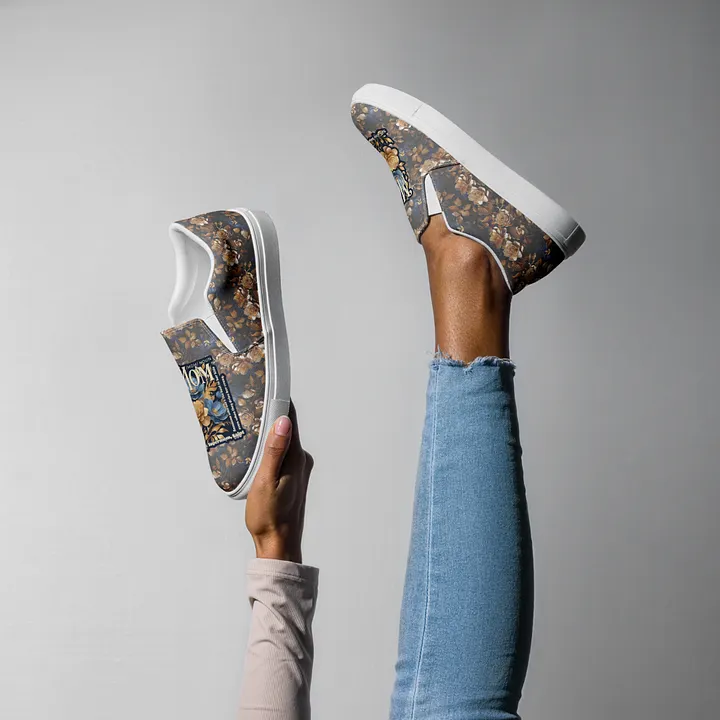 Funny Mom Floral All Over Print Shoes product image (2)