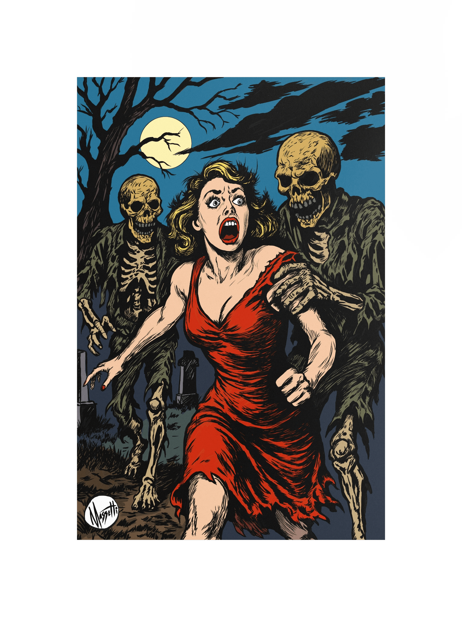 Midnight In a Cemetery Art Print product image (4)