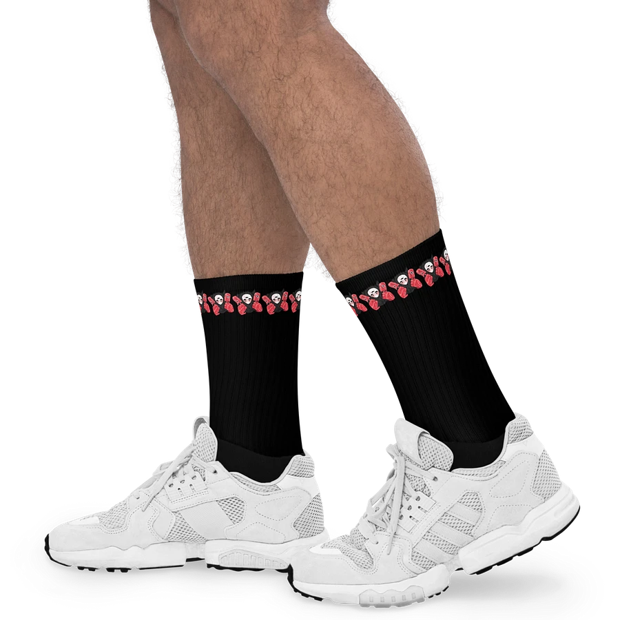 Black Visceral Stripe Socks product image (18)
