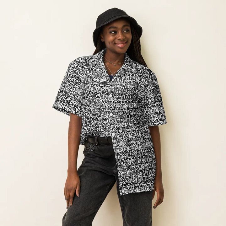 Christafari Scribble Hawaiian Shirt product image (2)