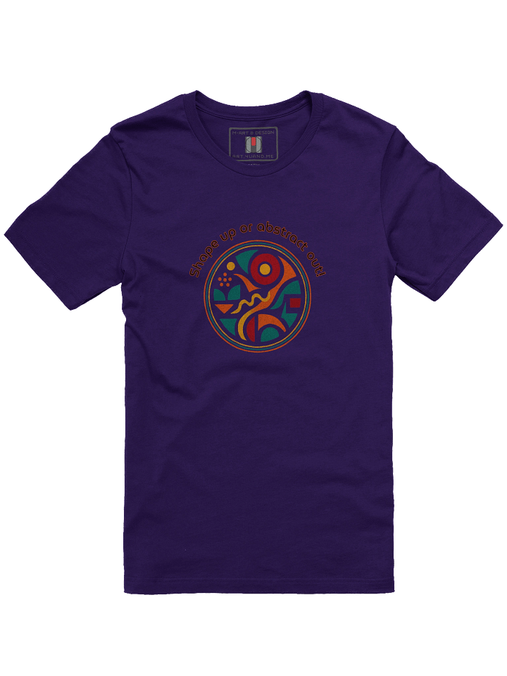 Shape Up or Abstract Out! Bold Geometric Circle Tee – Vibrant Modern Art T-Shirt product image (4)
