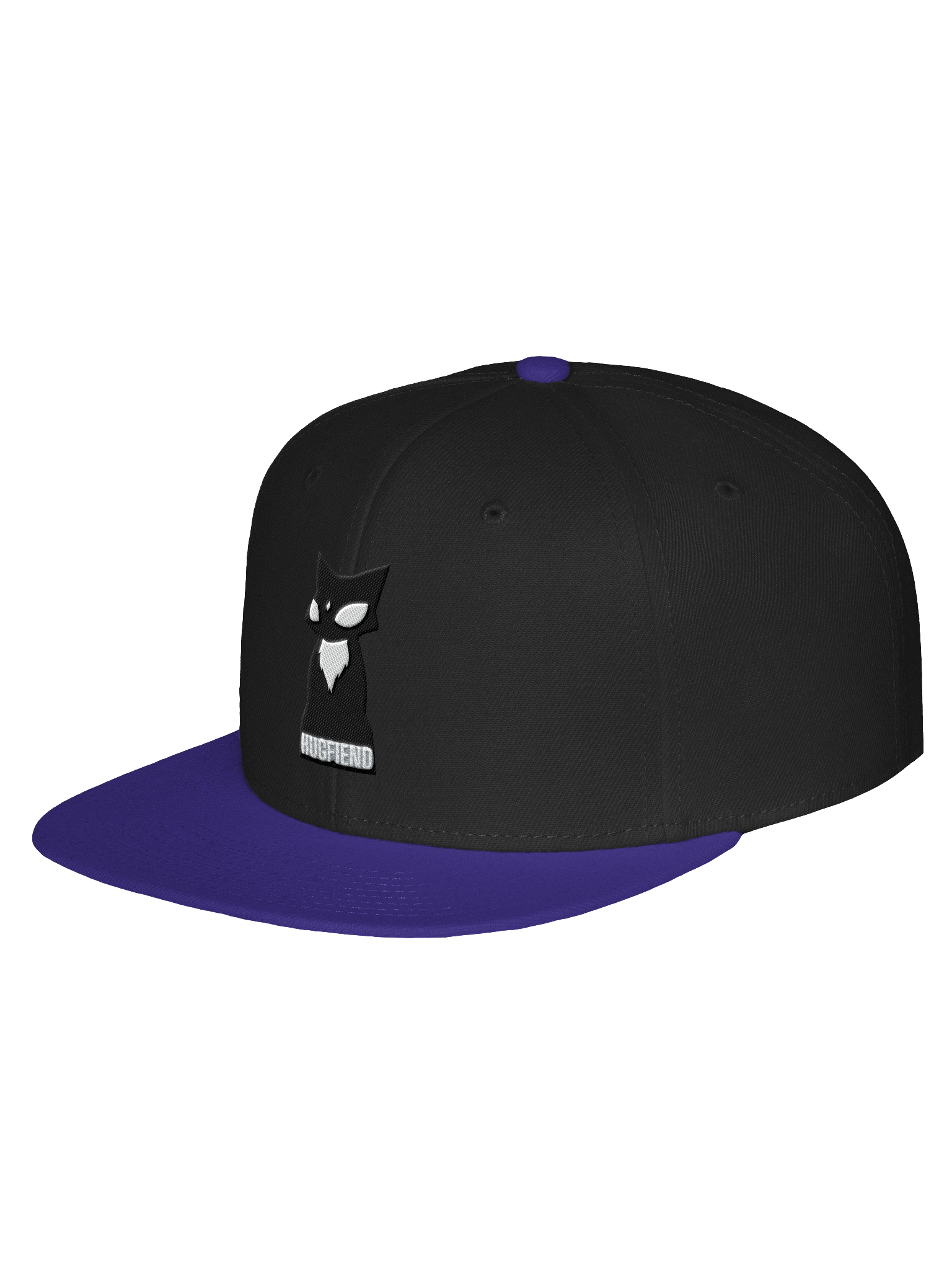 Minimalist Ube Flat Snapback Cap product image (10)