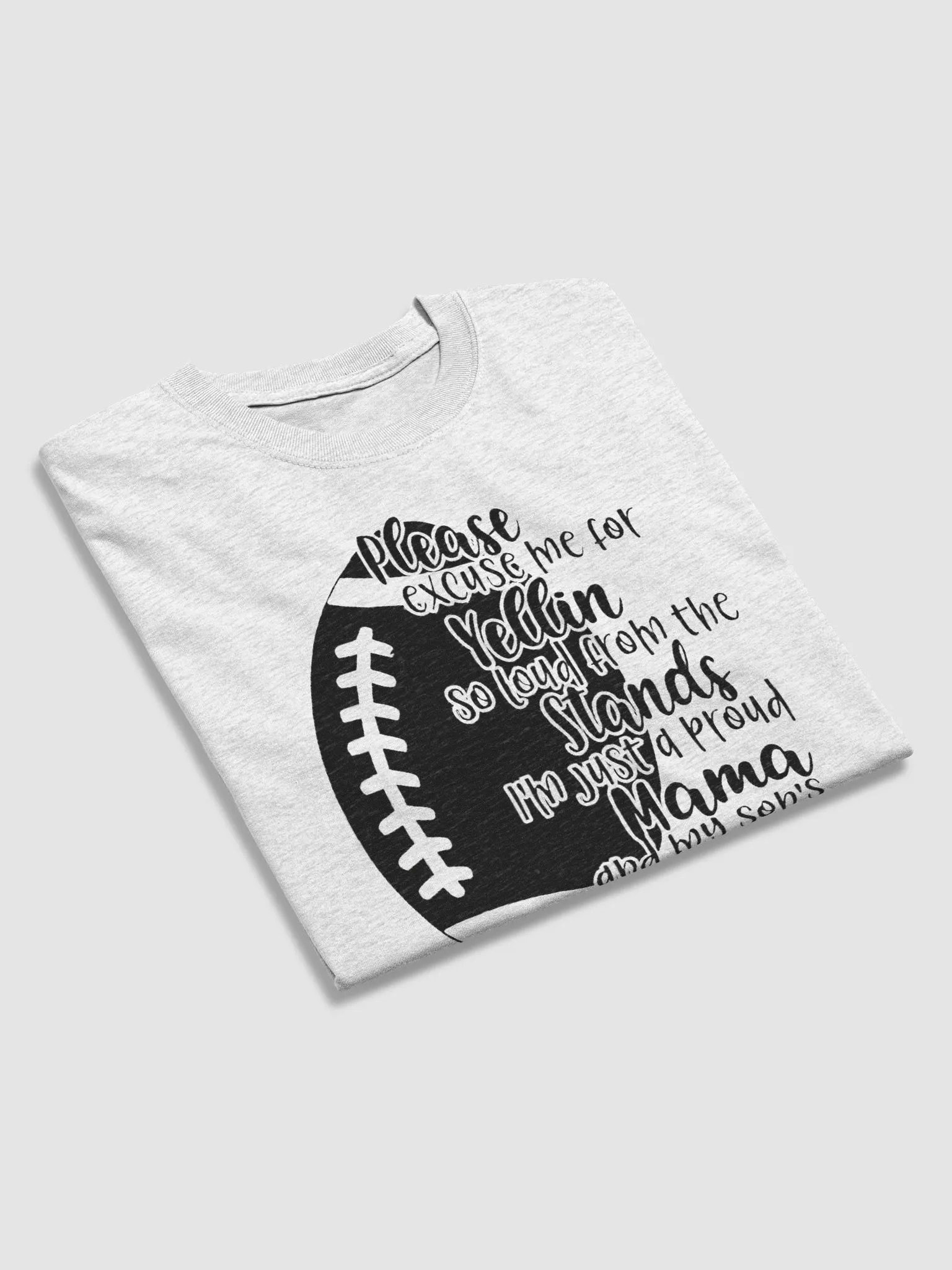 FOOTBALL PROUD MAMMA T-SHIRT product image (4)