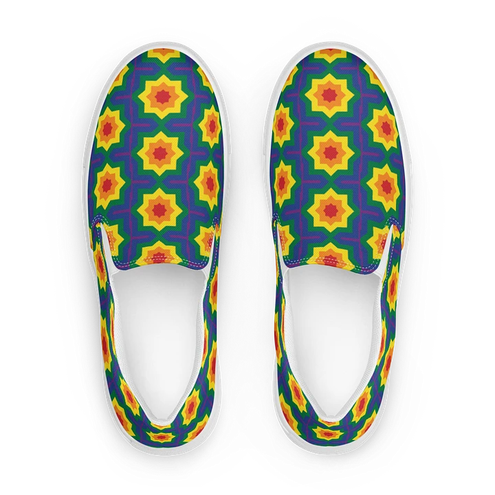 Mens Slip On Canvas - Rainbow (c) product image (1)