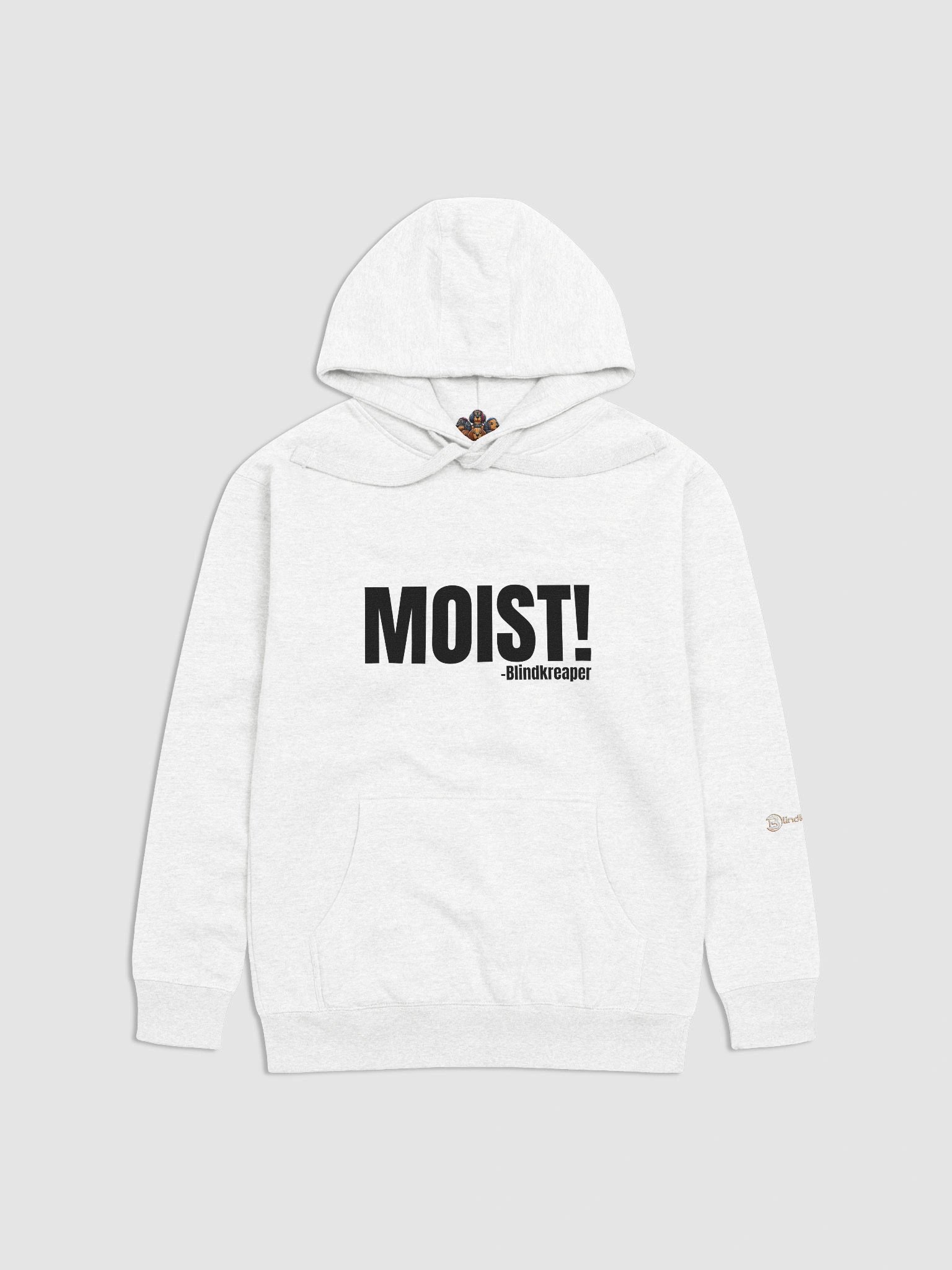 Moist! Unisex Hoodie - White product image (1)