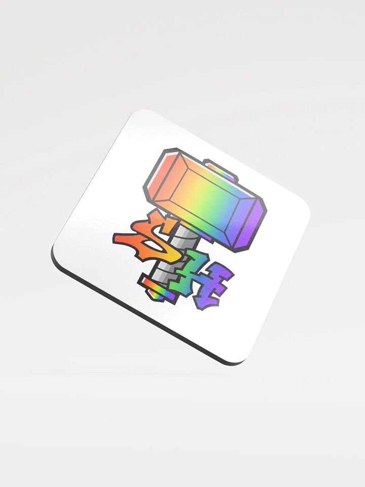 Spectrum Arrow Glossed Cork Coaster product image (1)