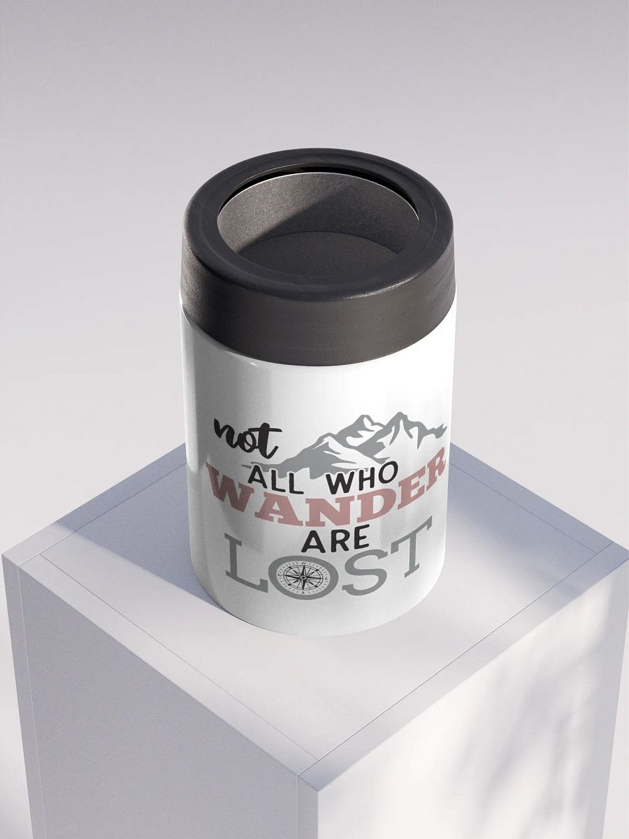 Not All Who Wander Are Lost Stainless Steel Koozie product image (4)